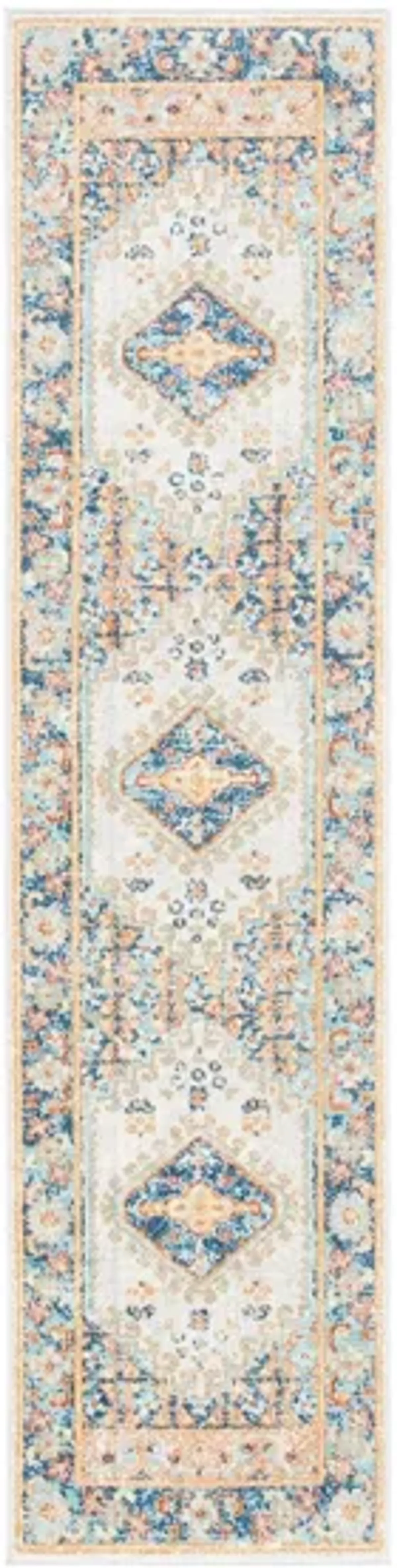 Audrianna Area Rug in Ivory / Navy by Safavieh