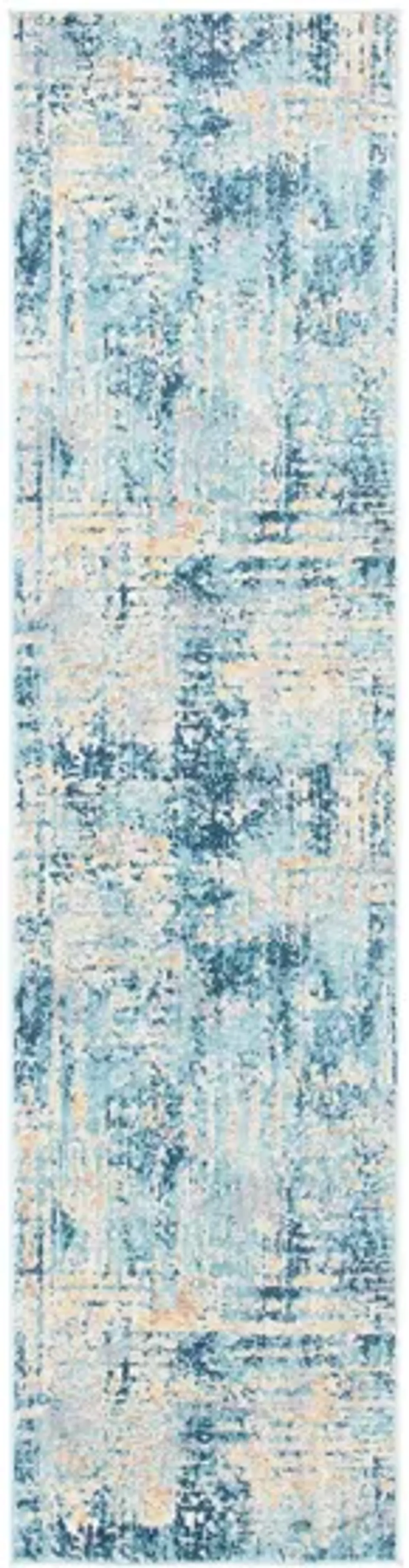 Ammon Area Rug in Ivory / Blue by Safavieh