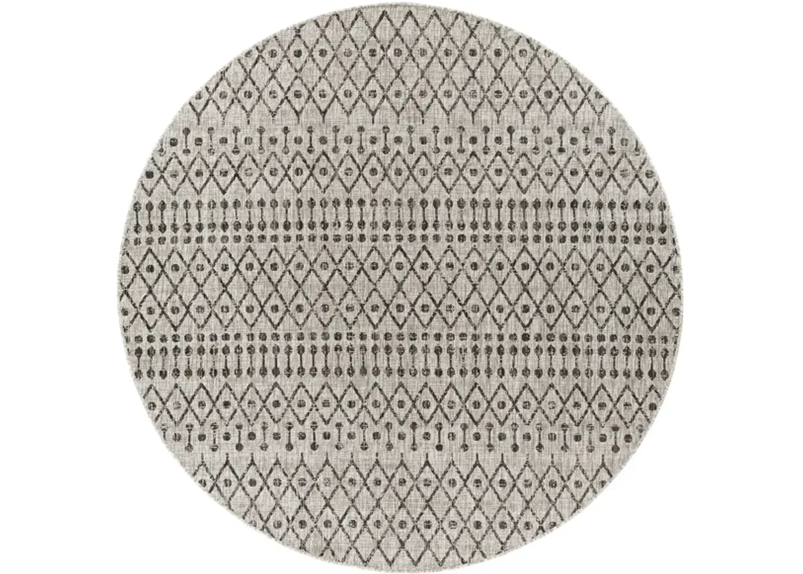 Eagean Area Rug in Black, Taupe, Light Gray, White by Surya