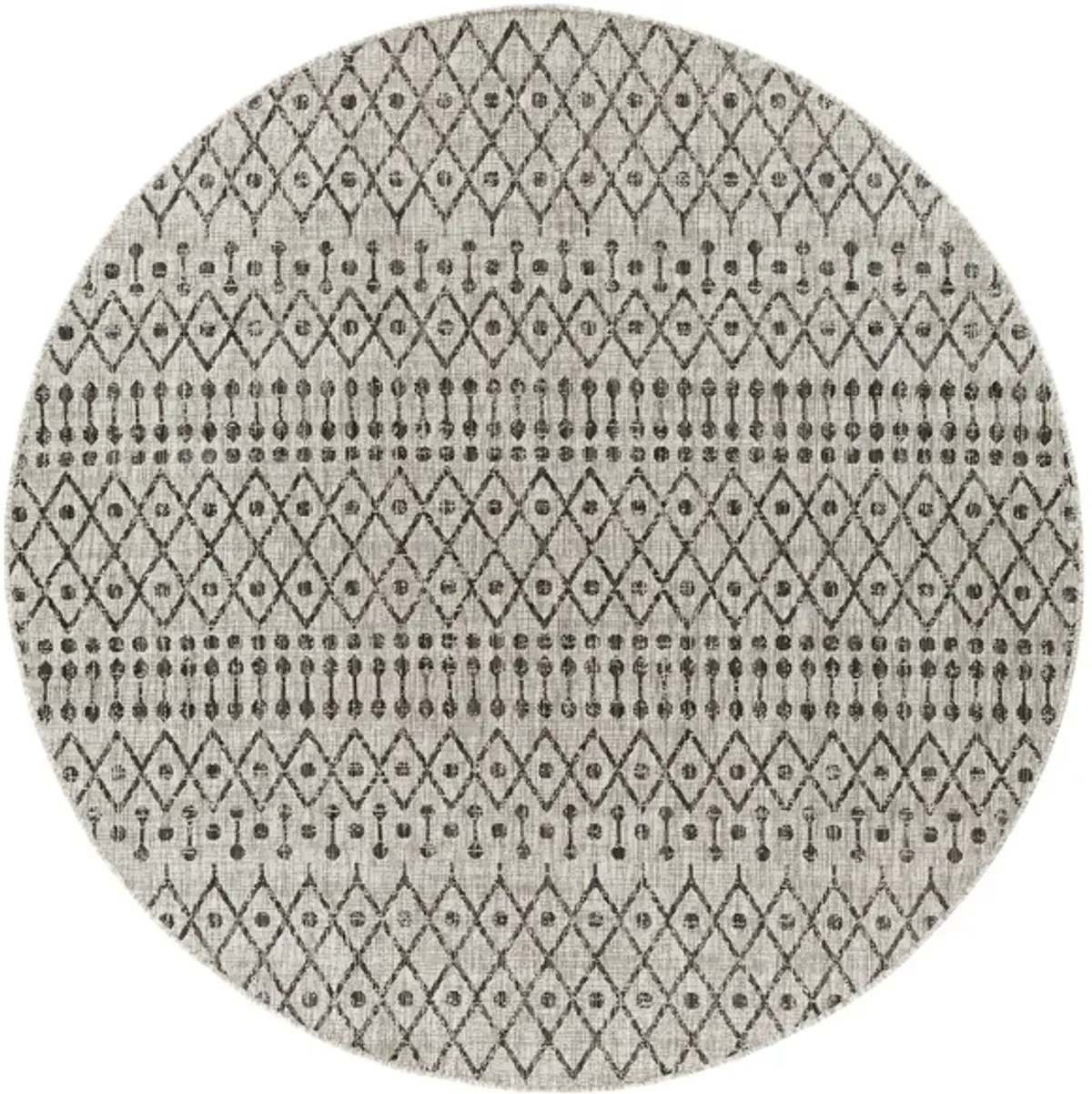 Eagean Area Rug in Black, Taupe, Light Gray, White by Surya