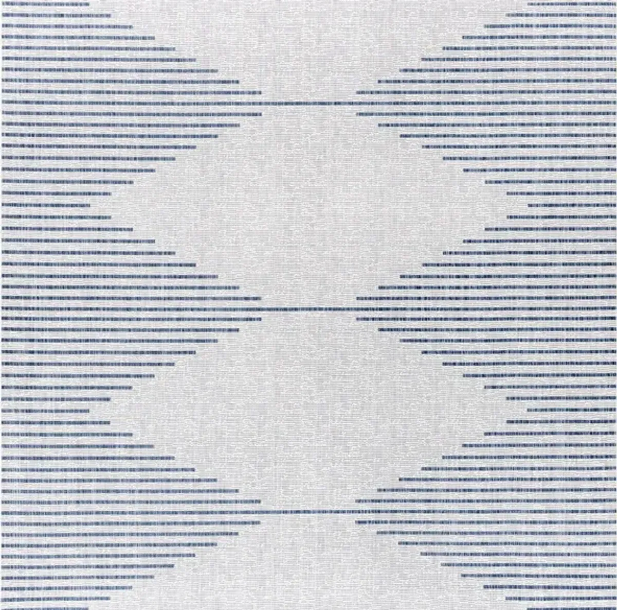 Eagean Area Rug in Bright Blue, Navy, Pale Blue, White by Surya