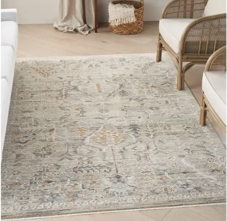 Lyra Area Rug in Ivory Taupe by Nourison