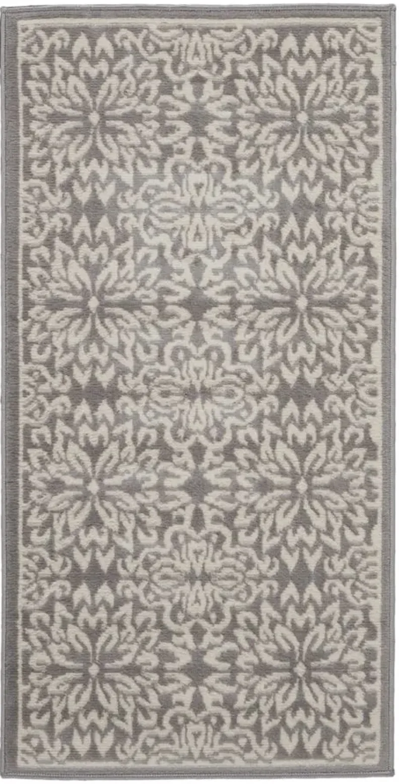 Jubilant Area Rug in Ivory/Gray by Nourison