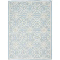Jubilant Area Rug in Ivory/Light Blue by Nourison