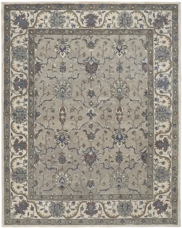 Rylan Tufted Persian Floral Area Rug