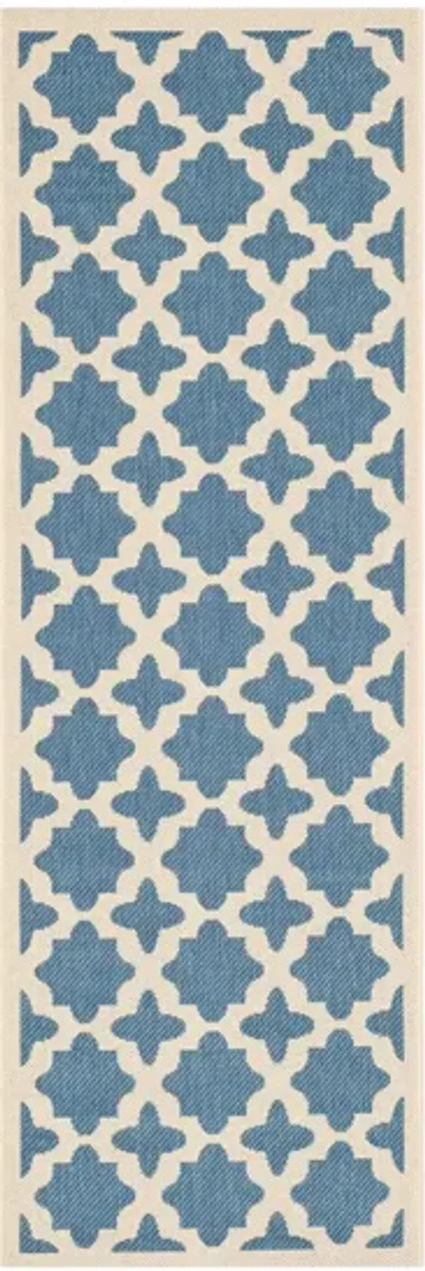 Courtyard Tile Indoor/Outdoor Runner Rug