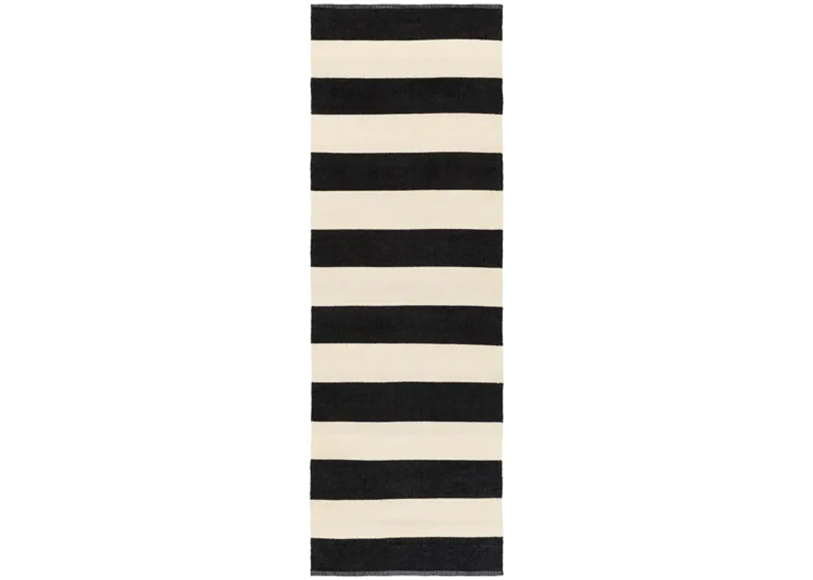 Picnic Area Rug in Black/Cream by Surya