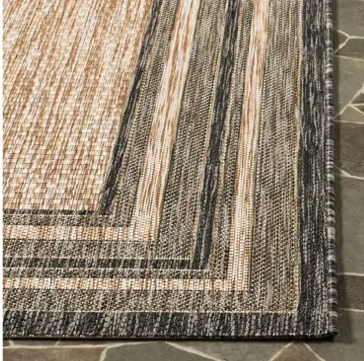 Courtyard Marches Indoor/Outdoor Runner Rug