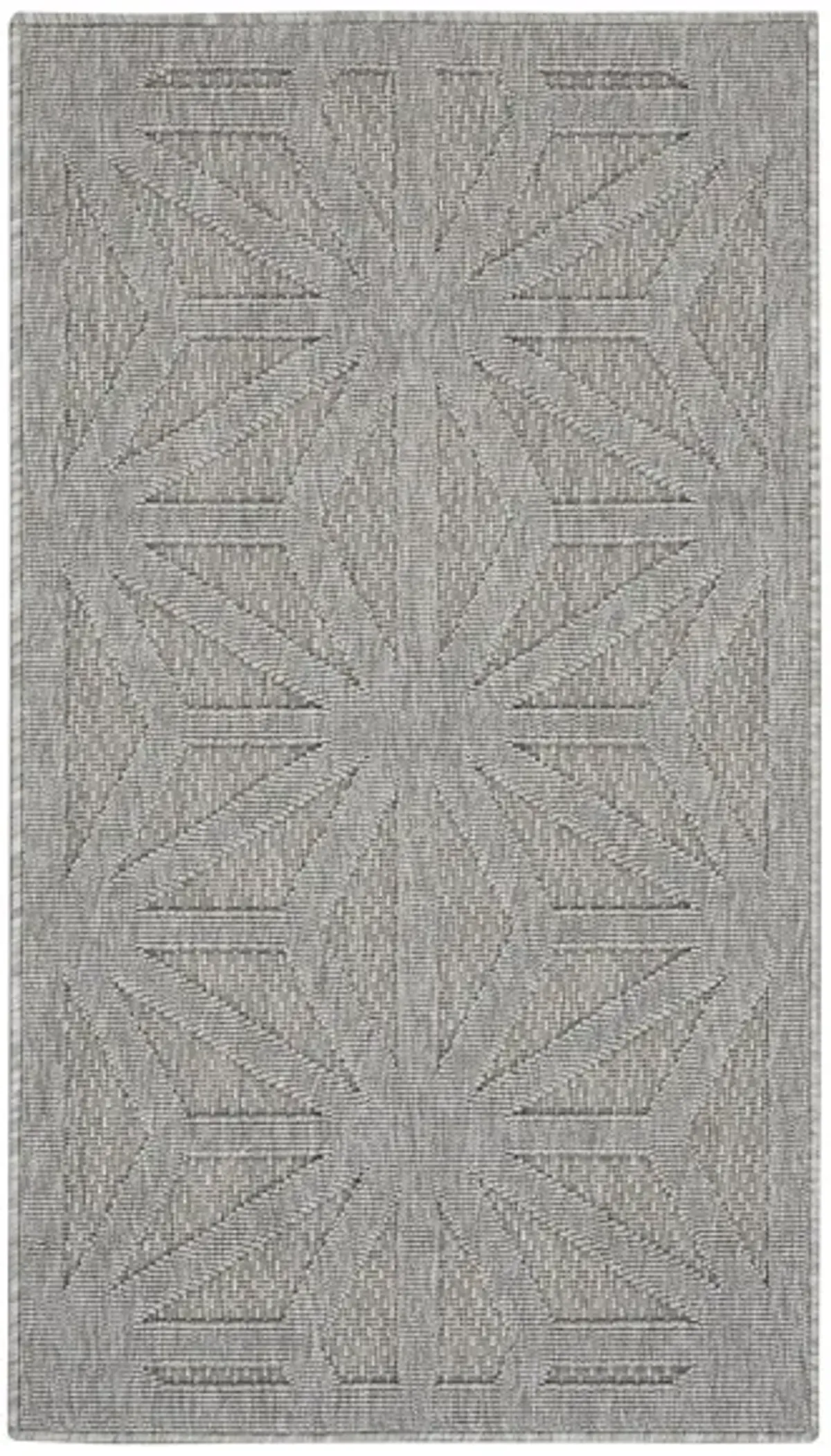 Cozumel Indoor/Outdoor Area Rug in Lt Grey by Nourison