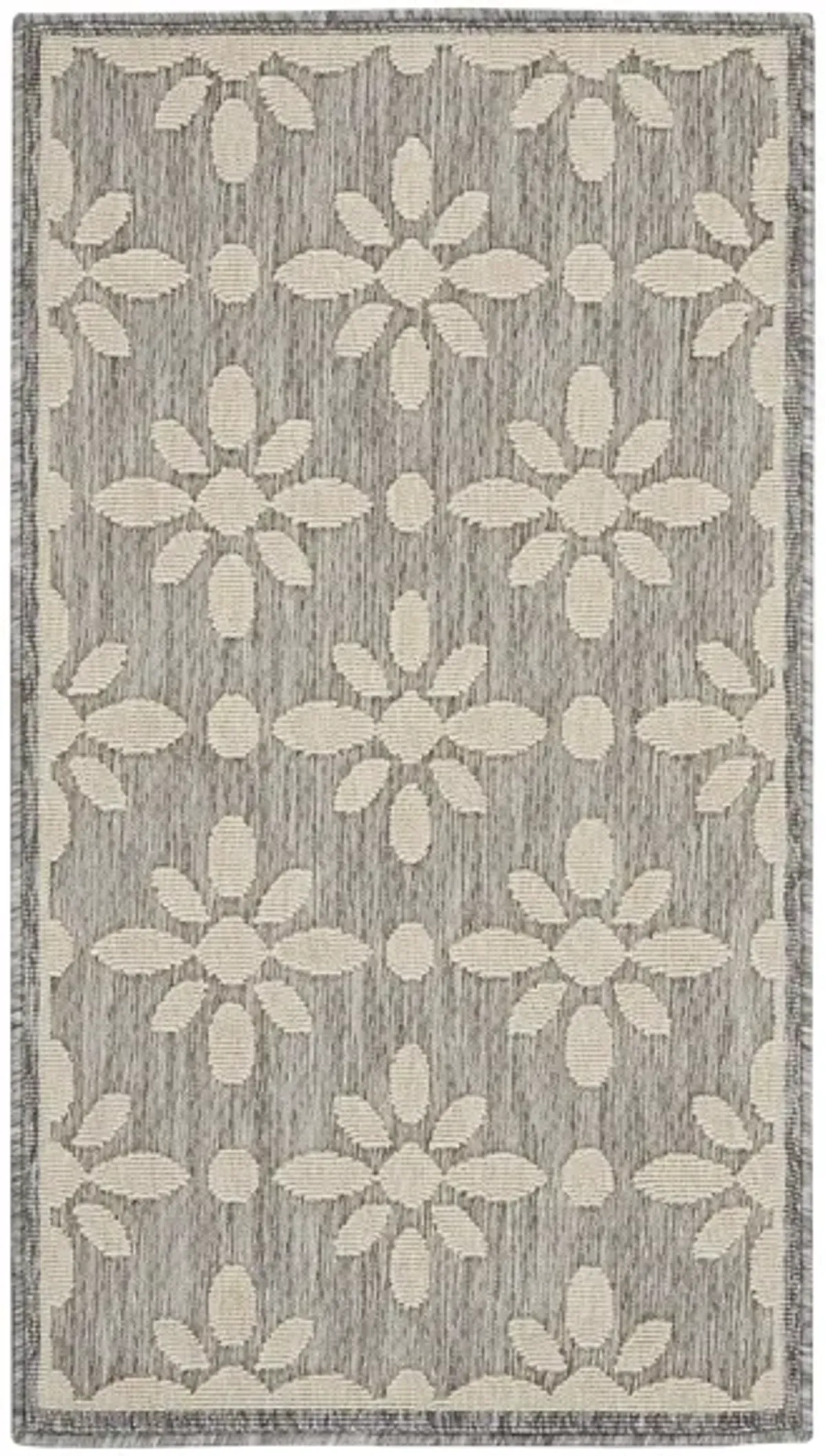 Cozumel Indoor/Outdoor Area Rug in Grey by Nourison