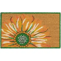 Liora Manne Natura Sunflower Outdoor Mat in Yellow by Trans-Ocean Import Co Inc