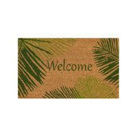 Liora Manne Natura Palm Border Outdoor Mat in Green by Trans-Ocean Import Co Inc