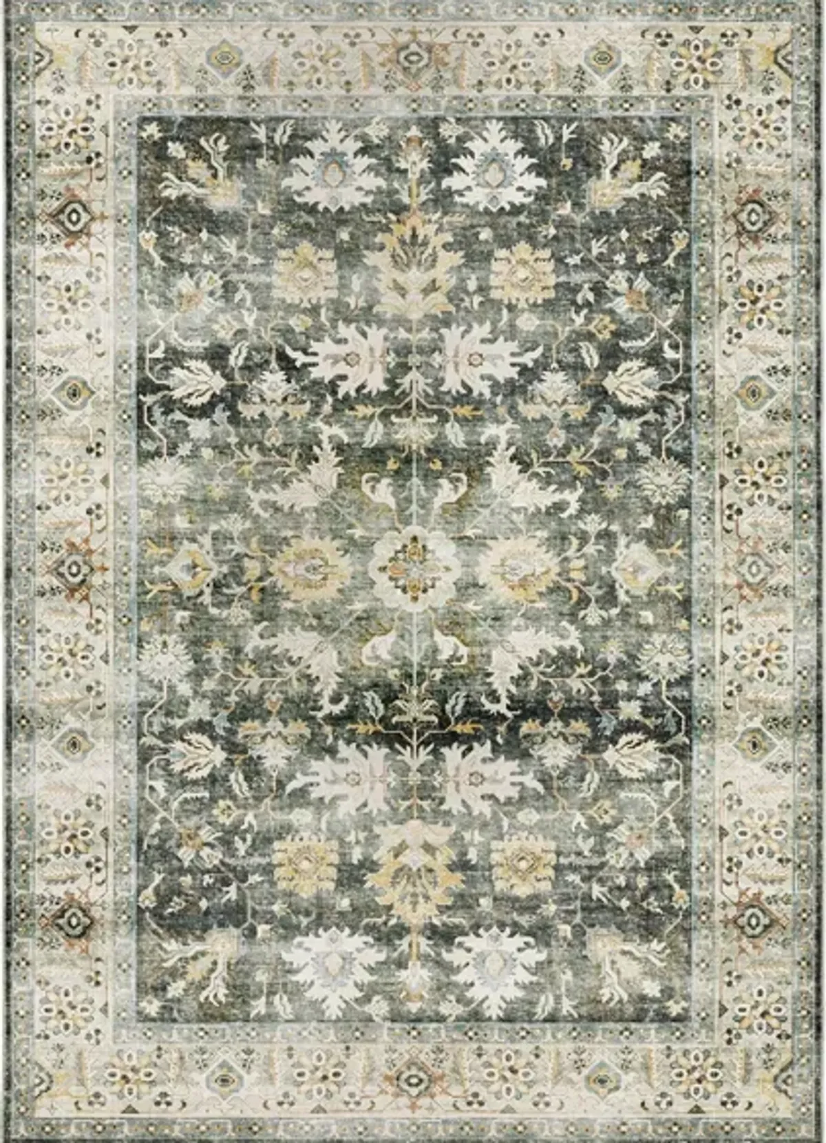 Celeste Area Rug in Blue, Gold by Bellanest