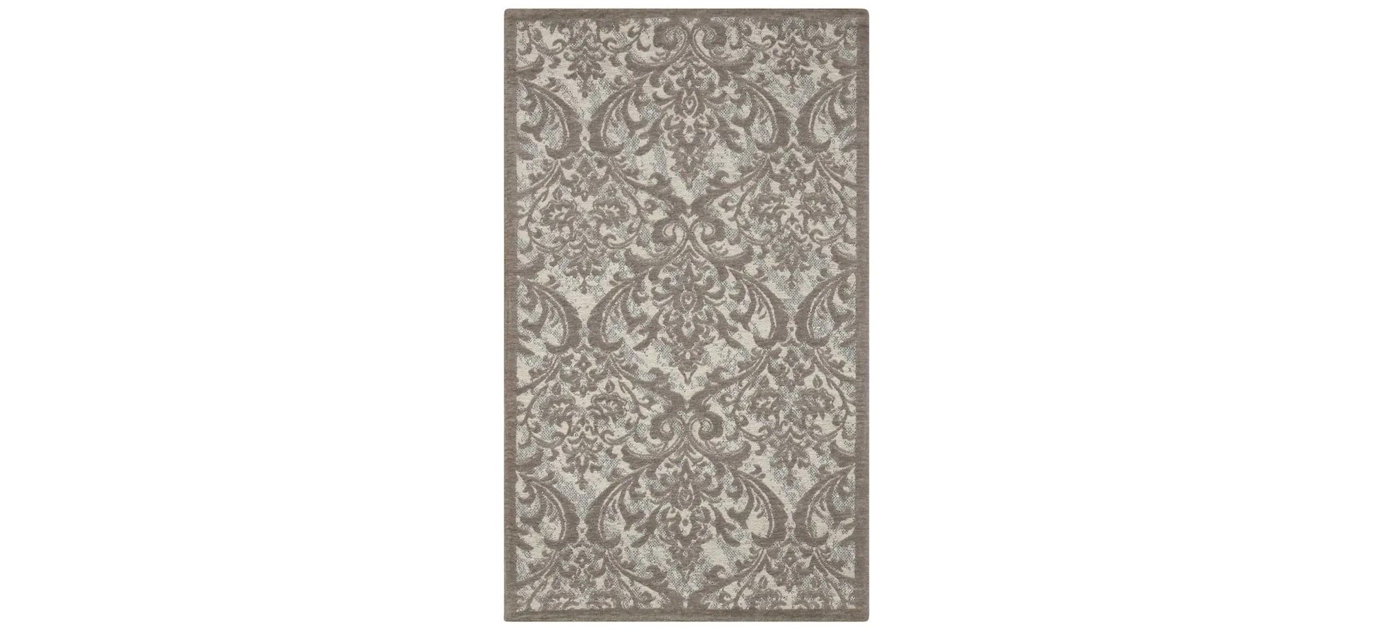 Flur Area Rug in Ivory/Gray by Nourison