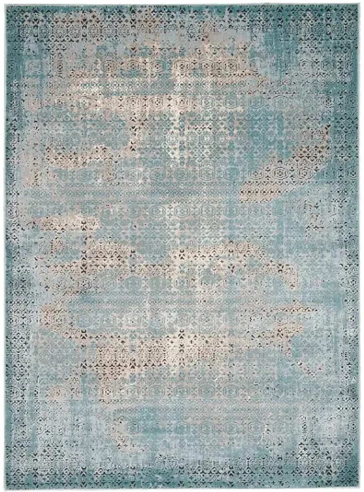 Rohesia Area Rug in Blue by Nourison