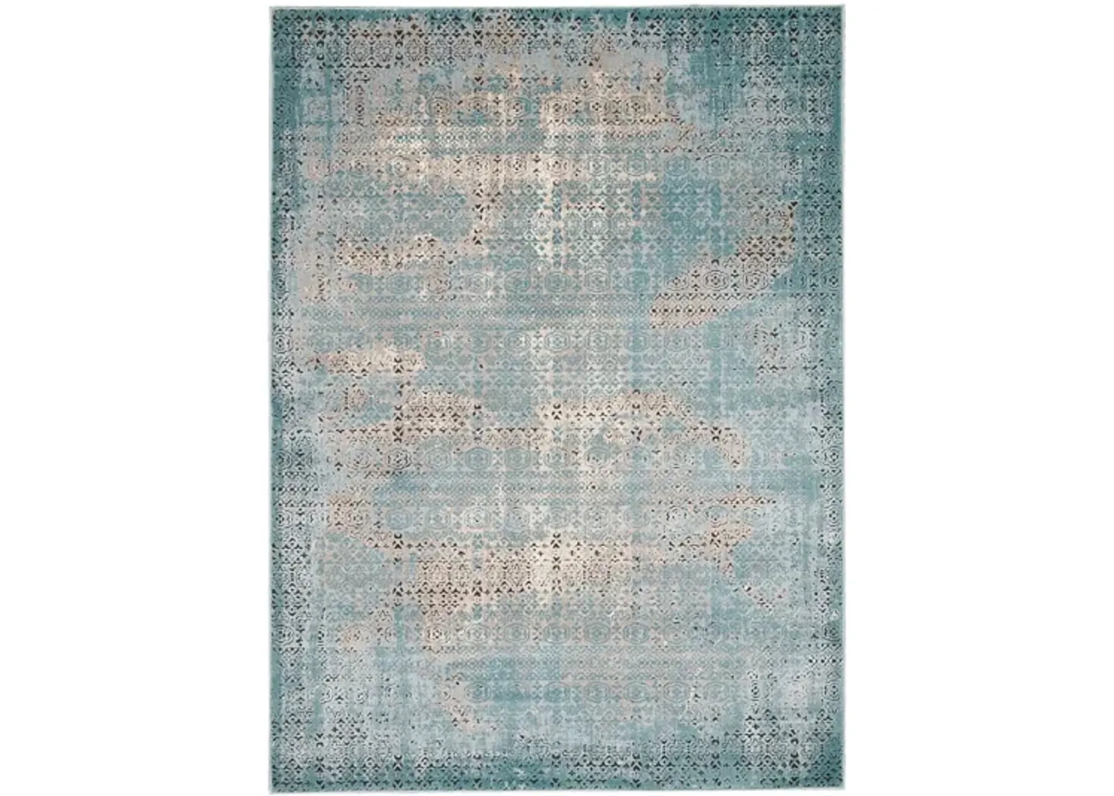 Rohesia Area Rug in Blue by Nourison