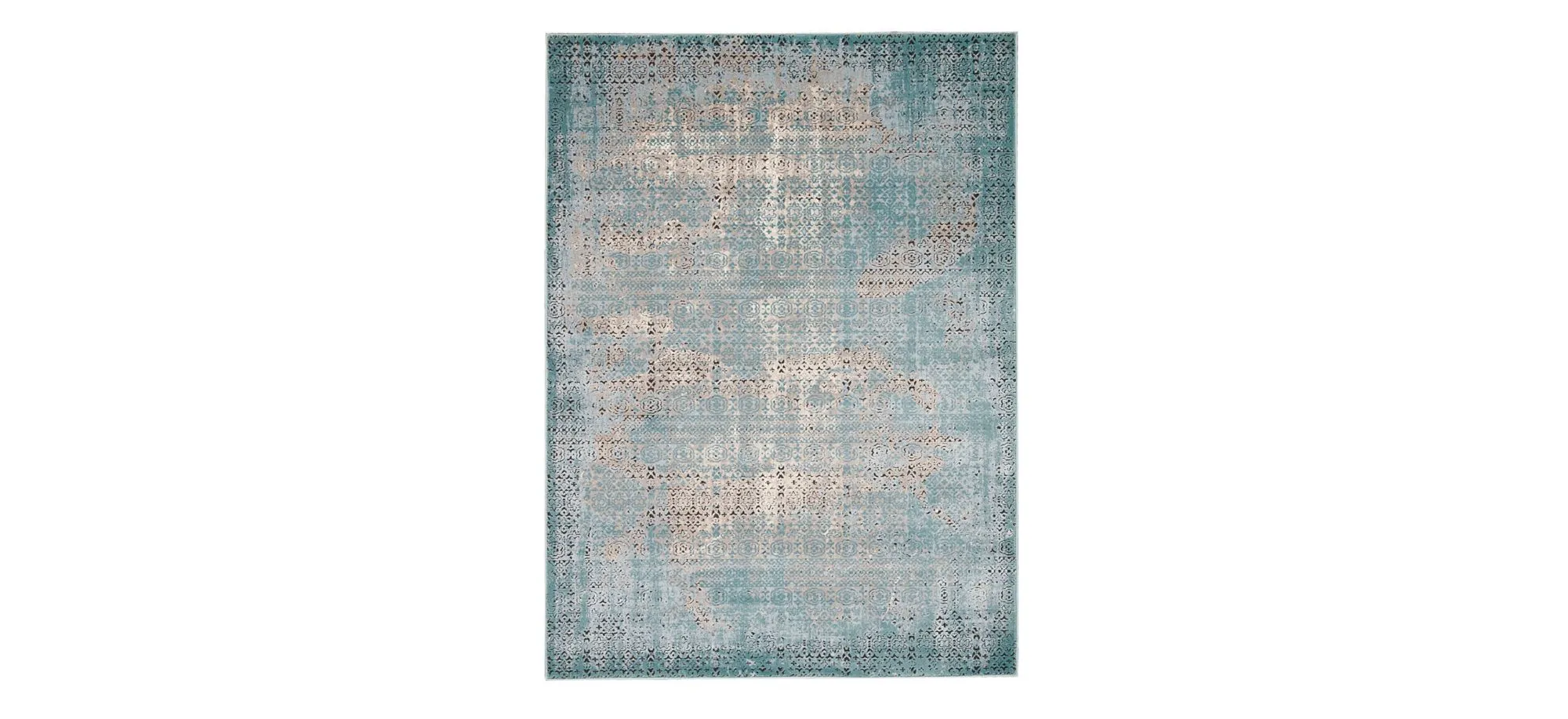 Rohesia Area Rug in Blue by Nourison