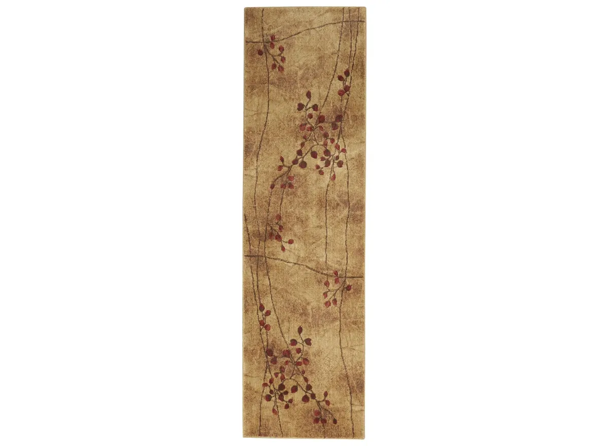 Somerset Runner Rug in Latte by Nourison