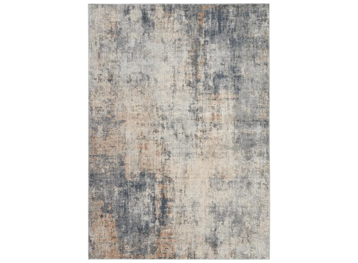 Rustic Textures Area Rug in Grey/Beige by Nourison