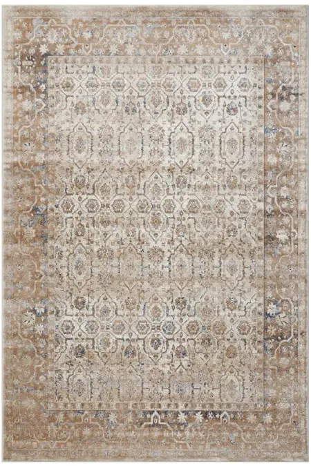 Kathy Ireland Malta Area Rug in Taupe by Nourison