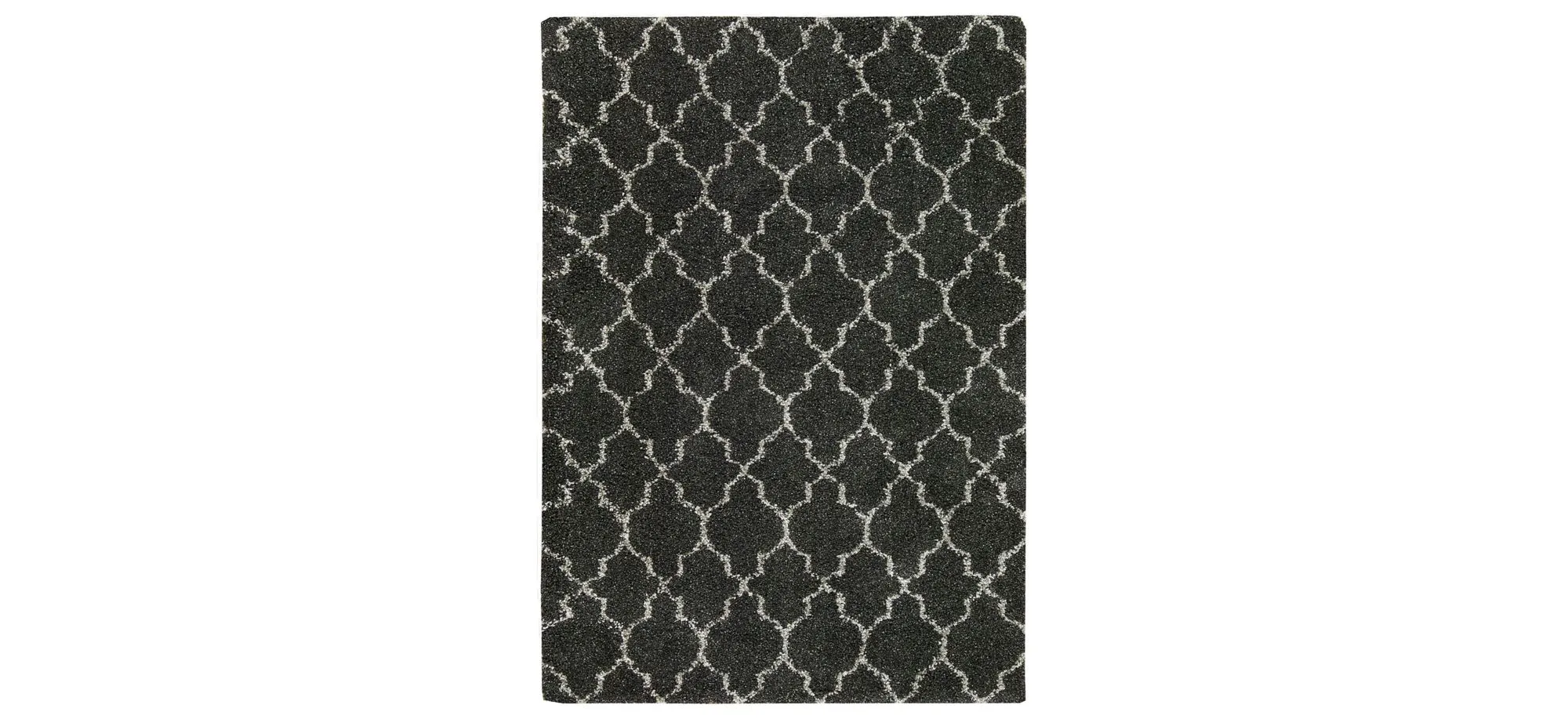Emmerson Area Rug in Charcoal/Ivory by Nourison