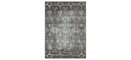 Karma Area Rug in Blue by Nourison