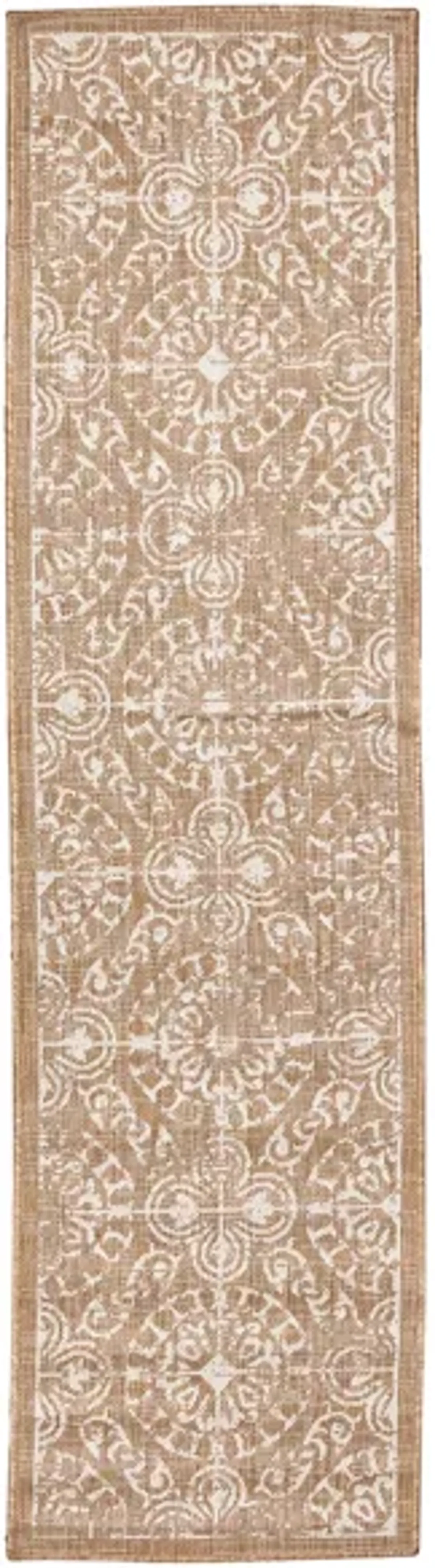 Carmel Antique Tile Rug in Sand by Trans-Ocean Import Co Inc