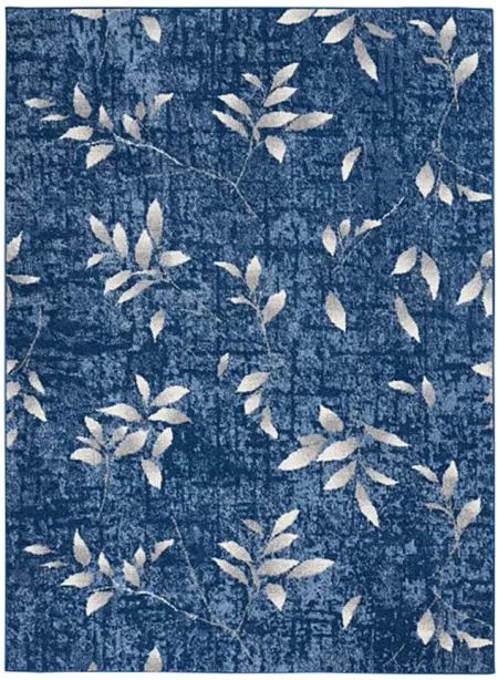 Piccolo Area Rug in Navy/Ivory by Nourison