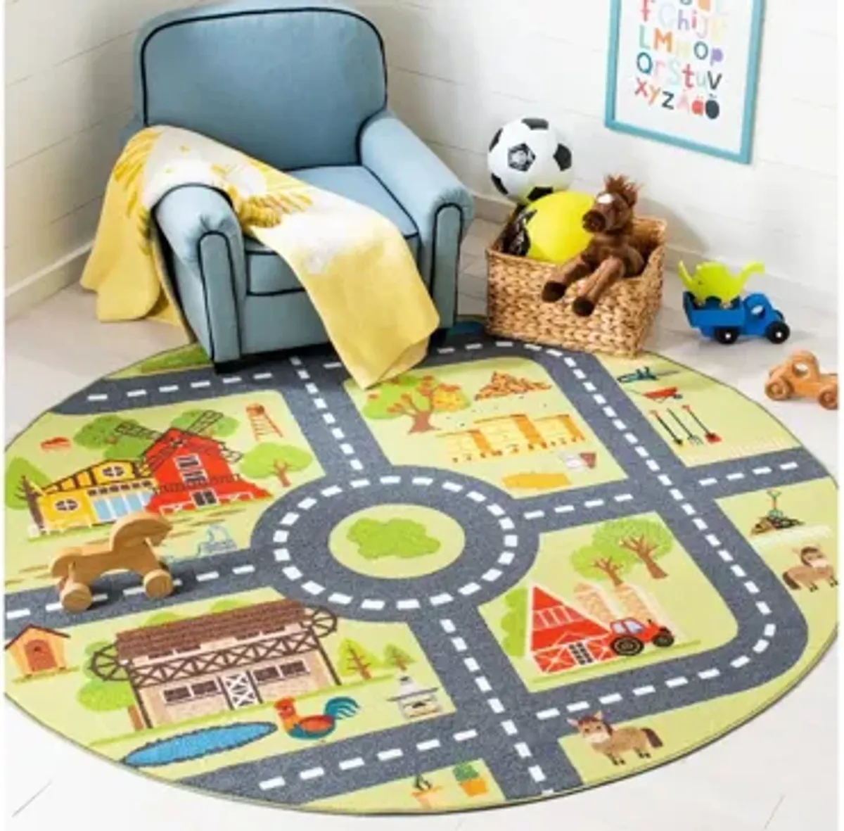 Masonville Kids' Playhouse Rug