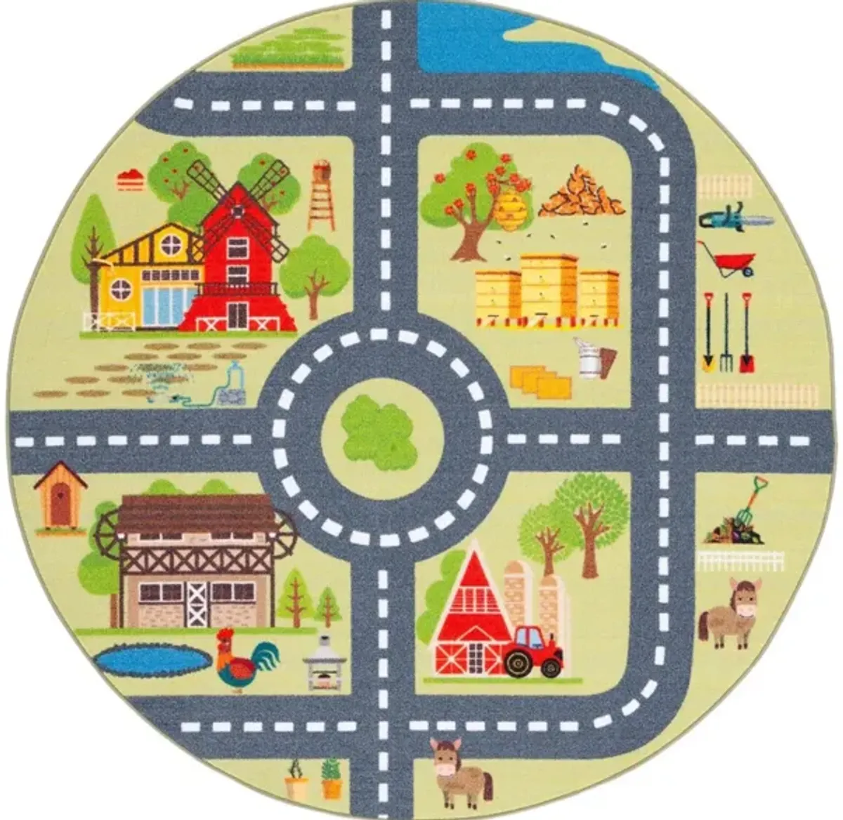 Masonville Kids' Playhouse Rug