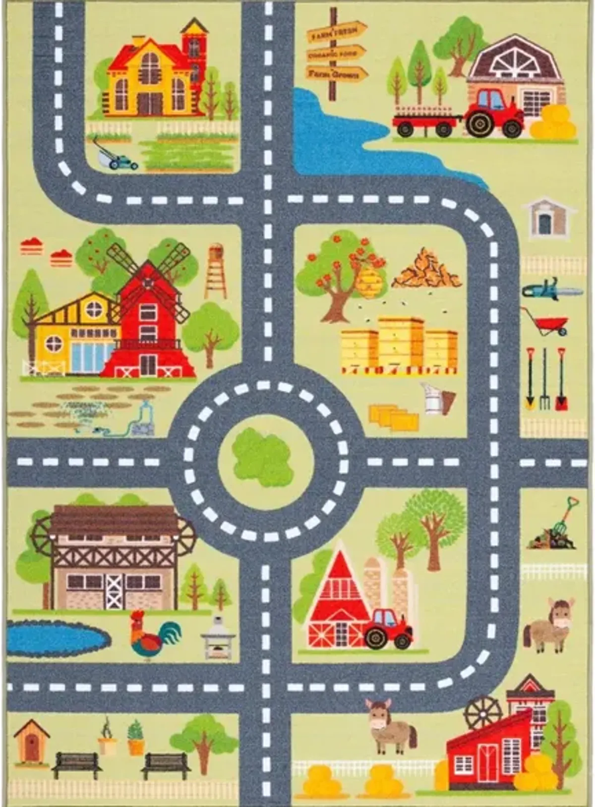 Masonville Kids' Playhouse Rug