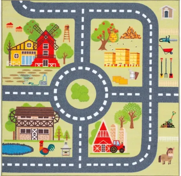 Masonville Kids' Playhouse Rug