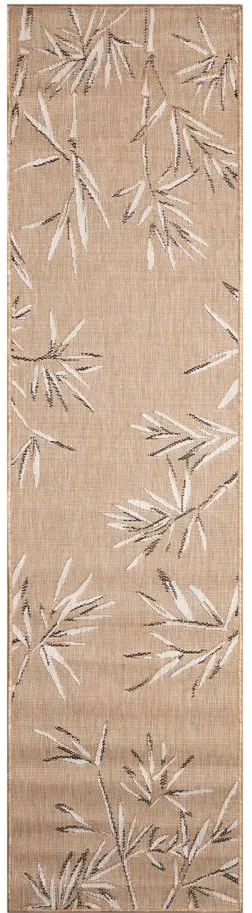 Carmel Bamboo Border Rug in Sand by Trans-Ocean Import Co Inc