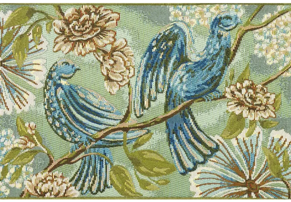 Esencia Flora Fauna Mat in Sage by Trans-Ocean Import Co Inc