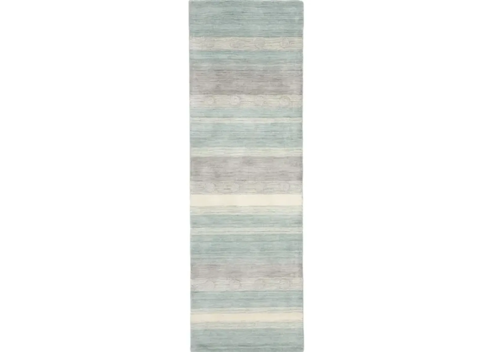 Glenna Kid's Area Rug in Aqua & Ivory by Safavieh