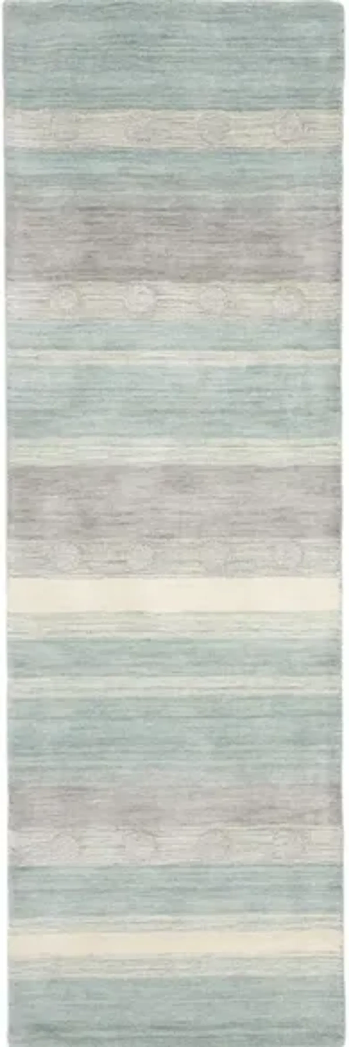 Glenna Kid's Area Rug in Aqua & Ivory by Safavieh