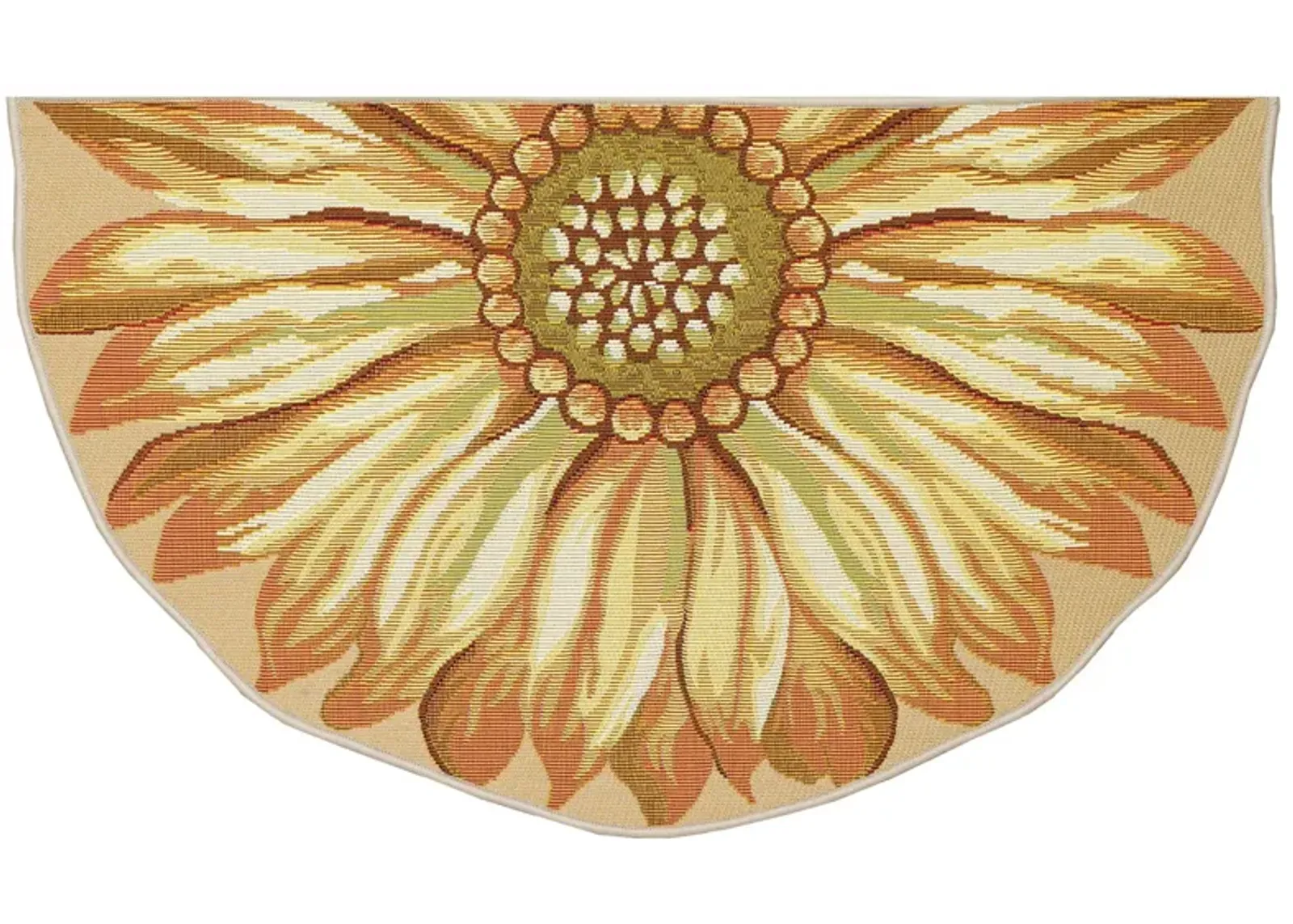 Esencia Sunflower Mat in Yellow by Trans-Ocean Import Co Inc