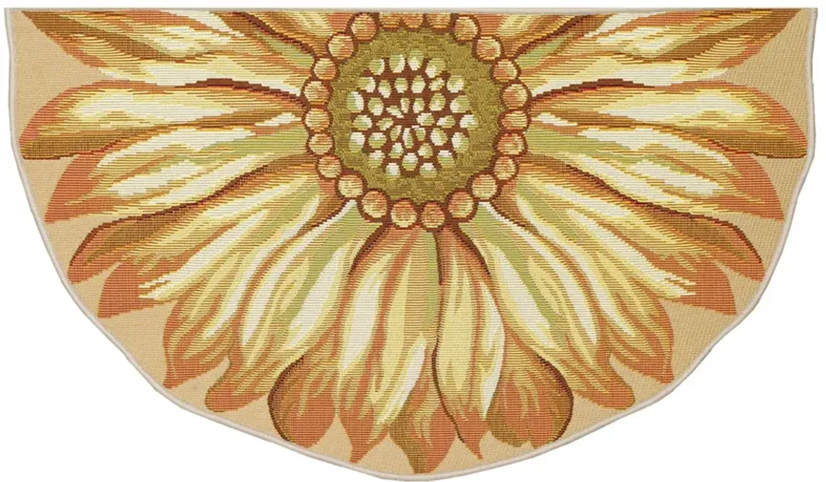 Esencia Sunflower Mat in Yellow by Trans-Ocean Import Co Inc