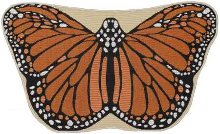 Esencia Monarch Mat in Orange by Trans-Ocean Import Co Inc