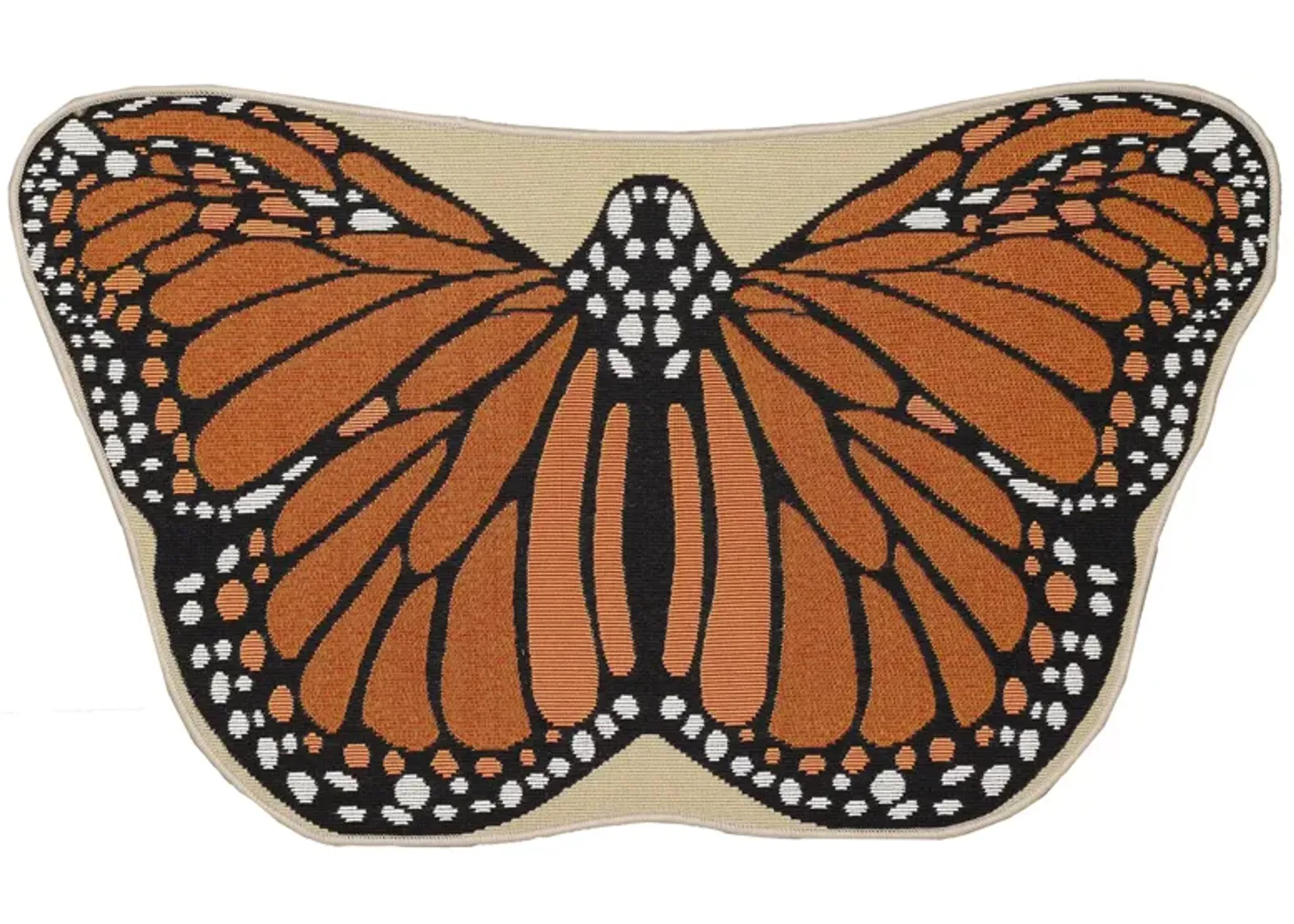 Esencia Monarch Mat in Orange by Trans-Ocean Import Co Inc