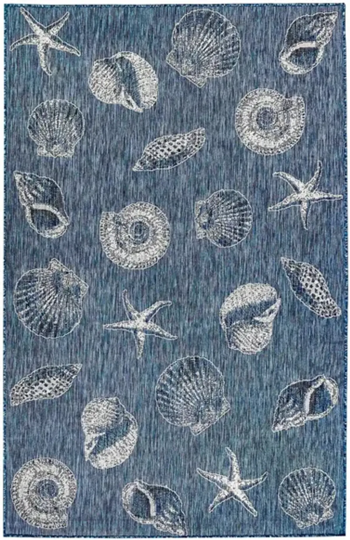 Carmel Indoor/Outdoor Rug in Navy by Trans-Ocean Import Co Inc