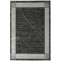 Devina Area Rug in Charcoal, Silver by Nourison