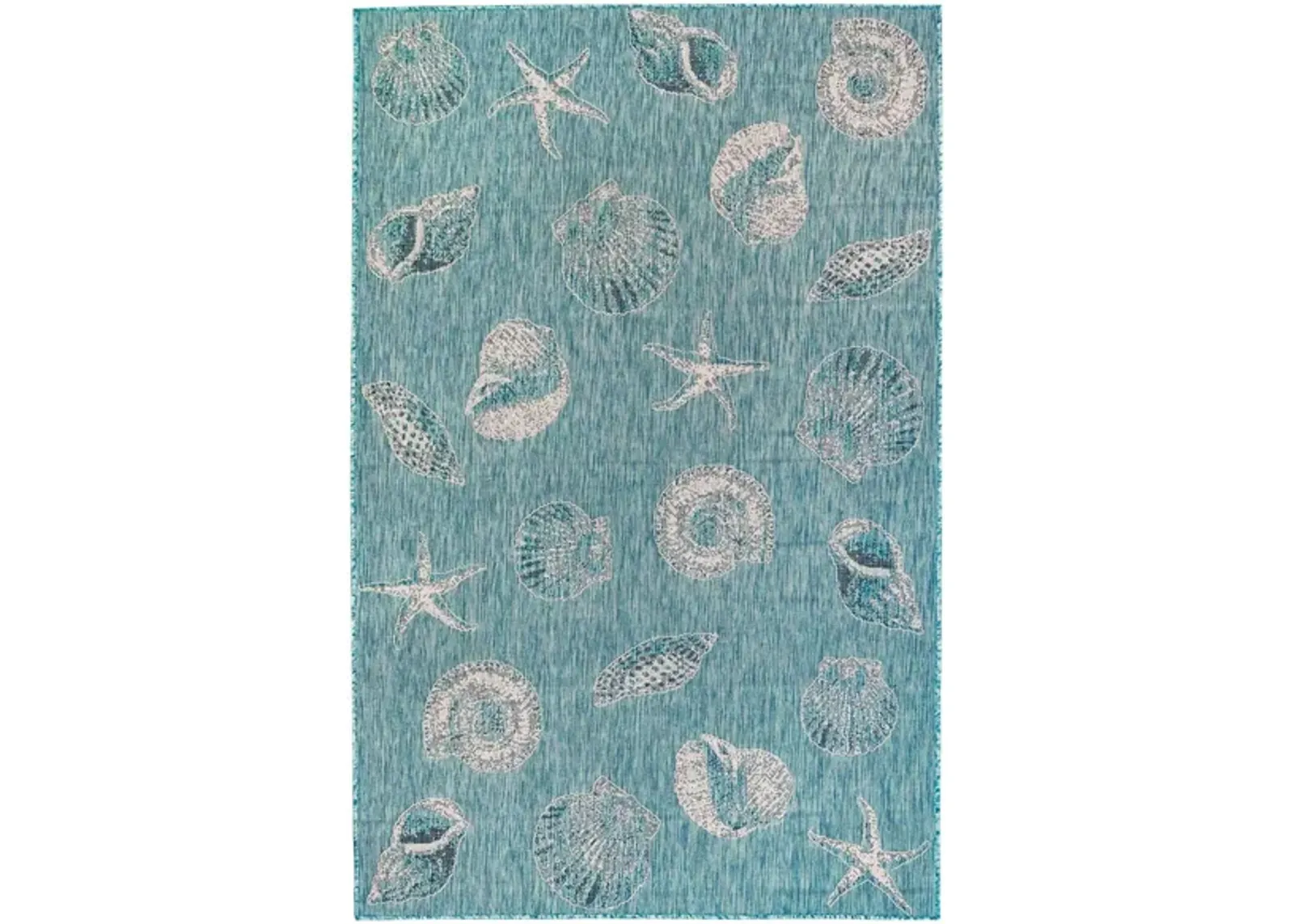 Carmel Indoor/Outdoor Rug in Aqua by Trans-Ocean Import Co Inc