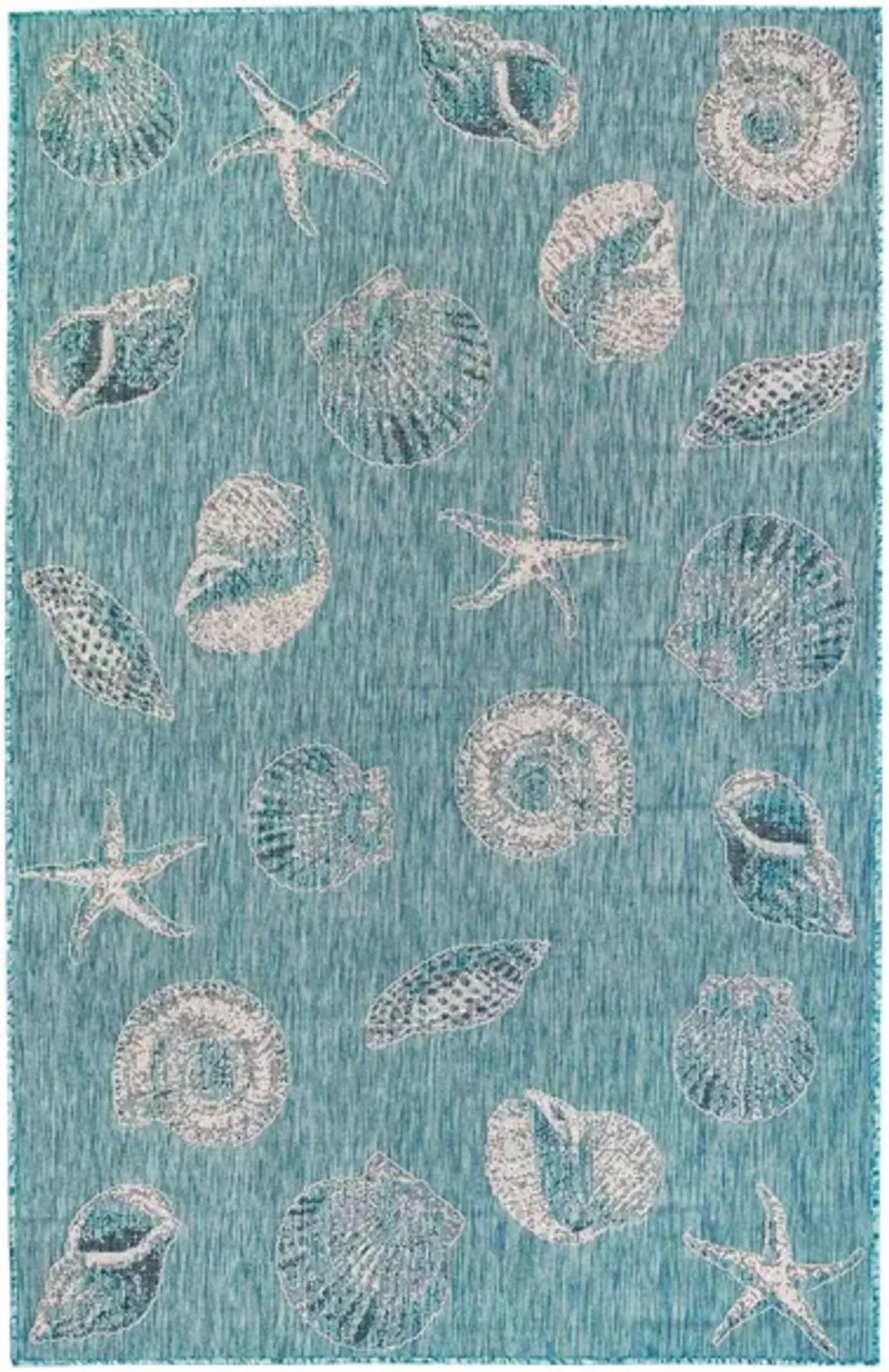 Carmel Indoor/Outdoor Rug in Aqua by Trans-Ocean Import Co Inc