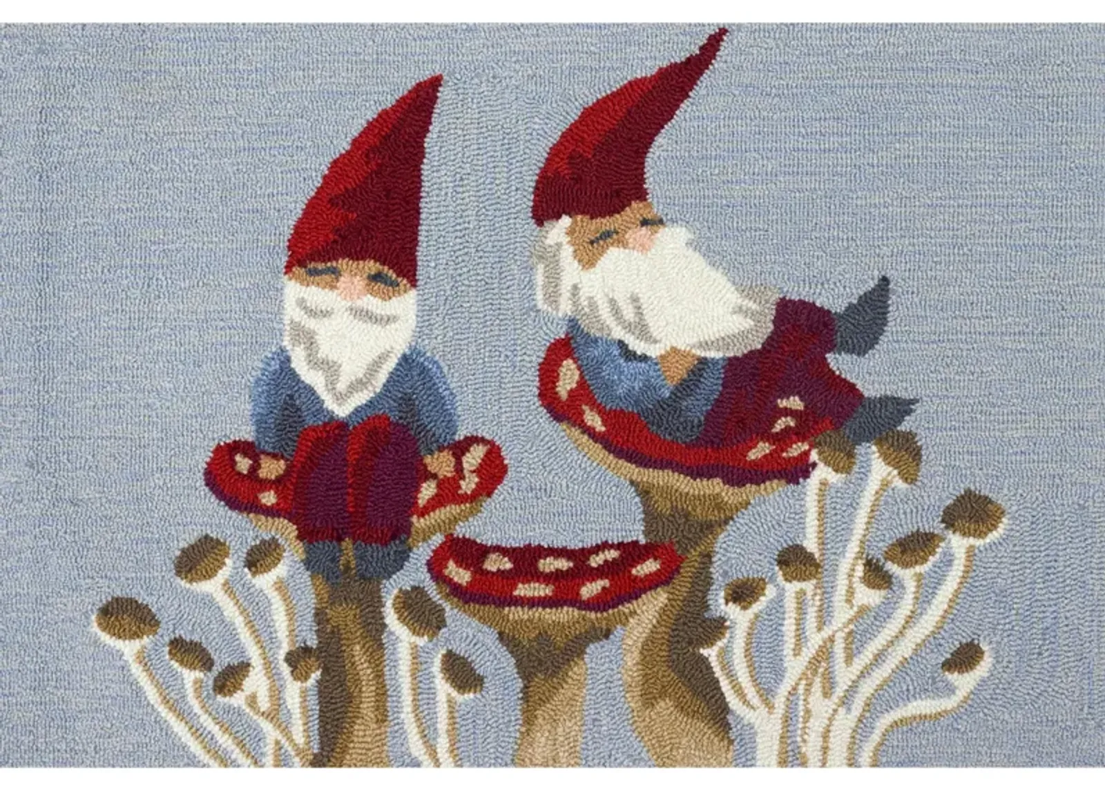 Frontporch Welcome Gnome Rug in Blue by Trans-Ocean Import Co Inc