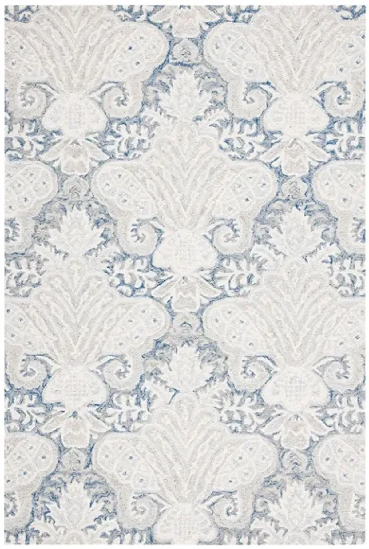 Nyneave Area Rug in Blue & Ivory by Safavieh