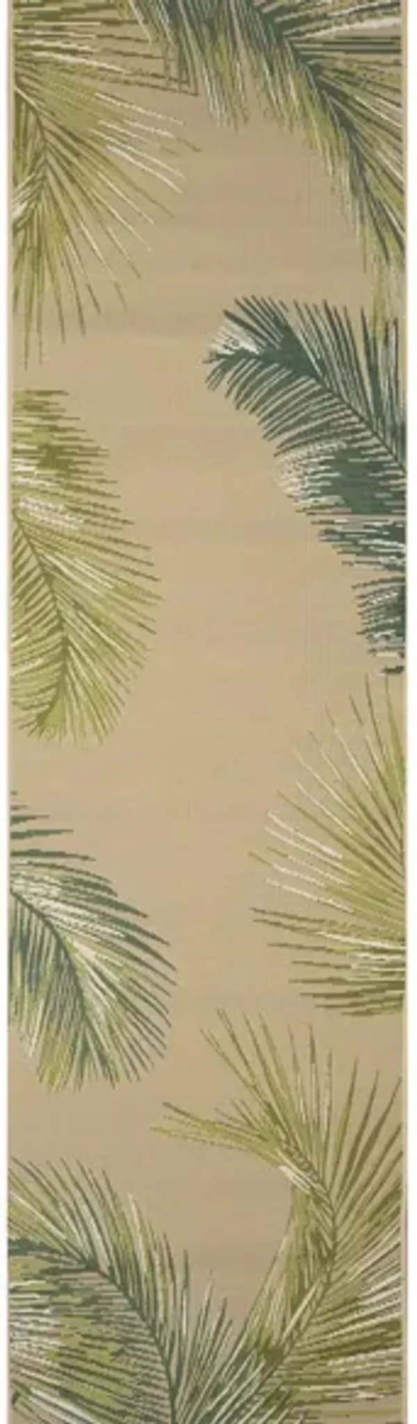 Marina Palm Border Indoor/Outdoor Area Rug