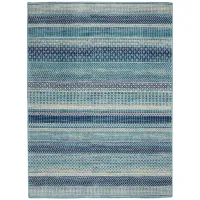 Roboto Area Rug in Navy Blue by Nourison