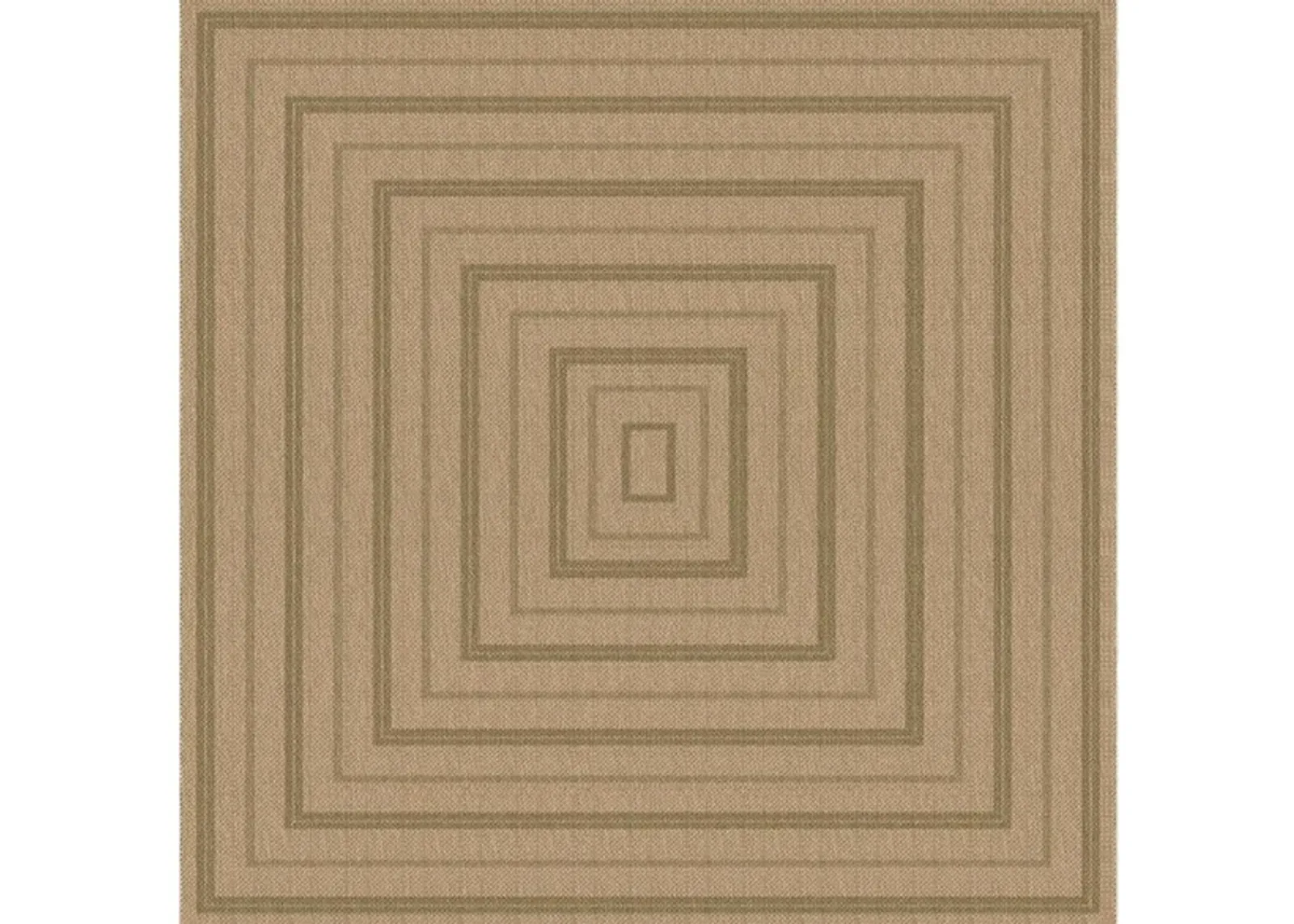 Sahara Multi Border Indoor/Outdoor Rug in Green by Trans-Ocean Import Co Inc