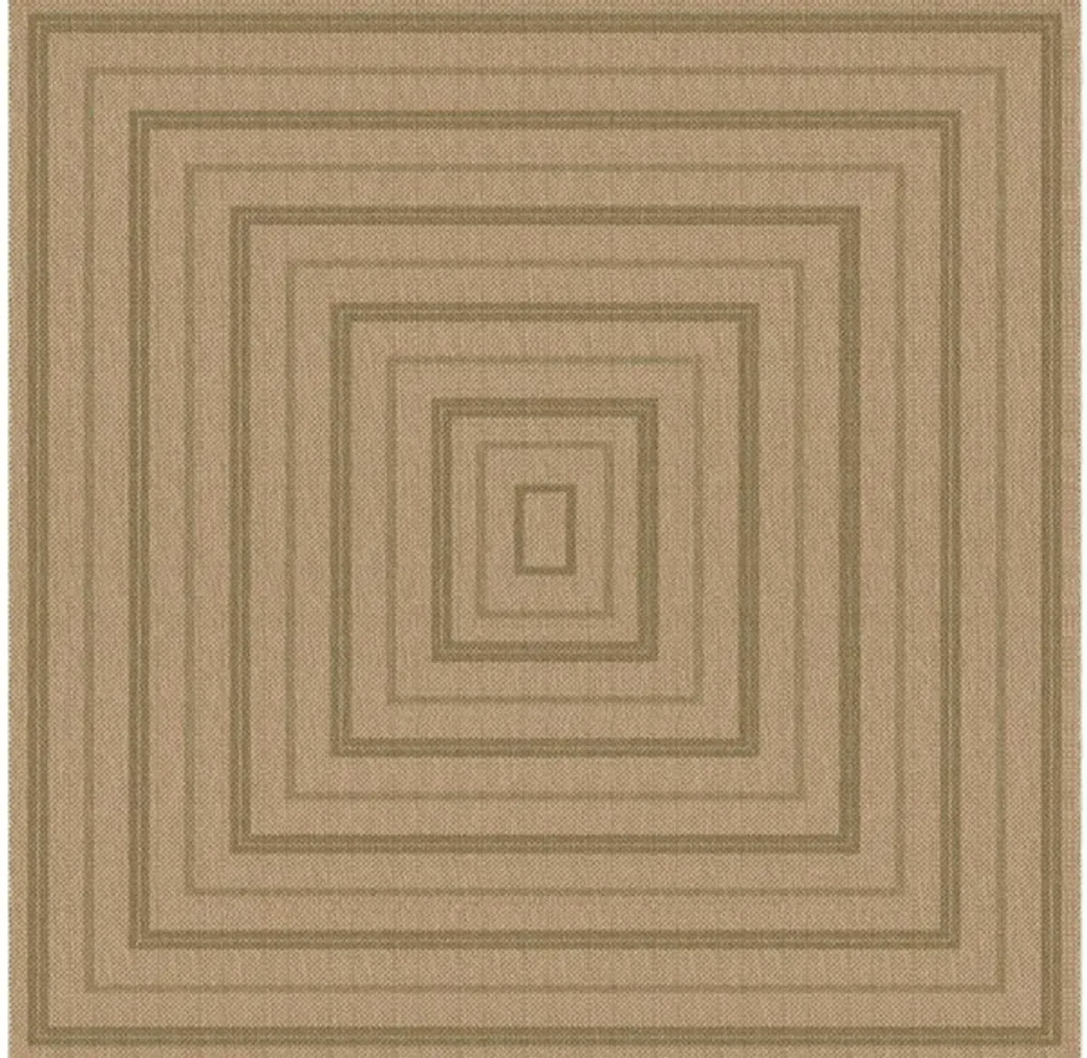 Sahara Multi Border Indoor/Outdoor Rug in Green by Trans-Ocean Import Co Inc